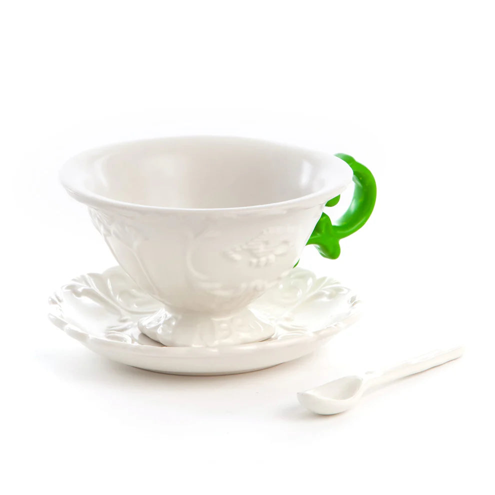 Seletti I-Wares I-Tea – Set da Tè con Manico Verde