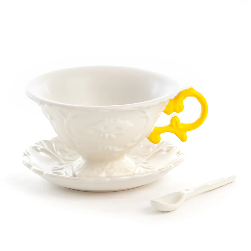 Seletti I-Wares I-Tea – Set da Tè con Manico Giallo