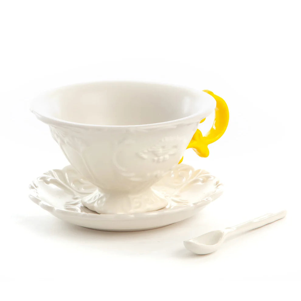 Seletti I-Wares I-Tea – Set da Tè con Manico Giallo