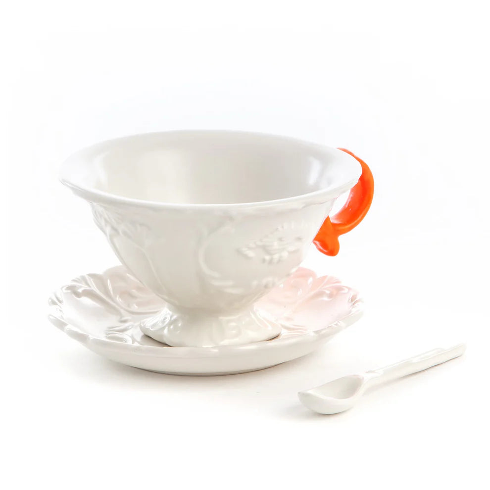 Seletti I-Wares I-Tea – Set da Tè con Manico Arancio