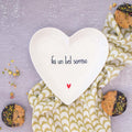 SET 2 PIATTI CUORE 18CM FAI UN BEL SORRISO