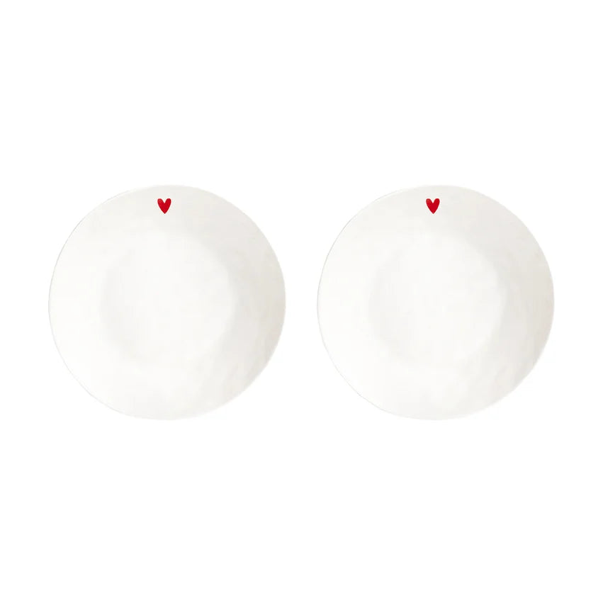 SIMPLE DAY - SET 2 PIATTI FONDI CUORE