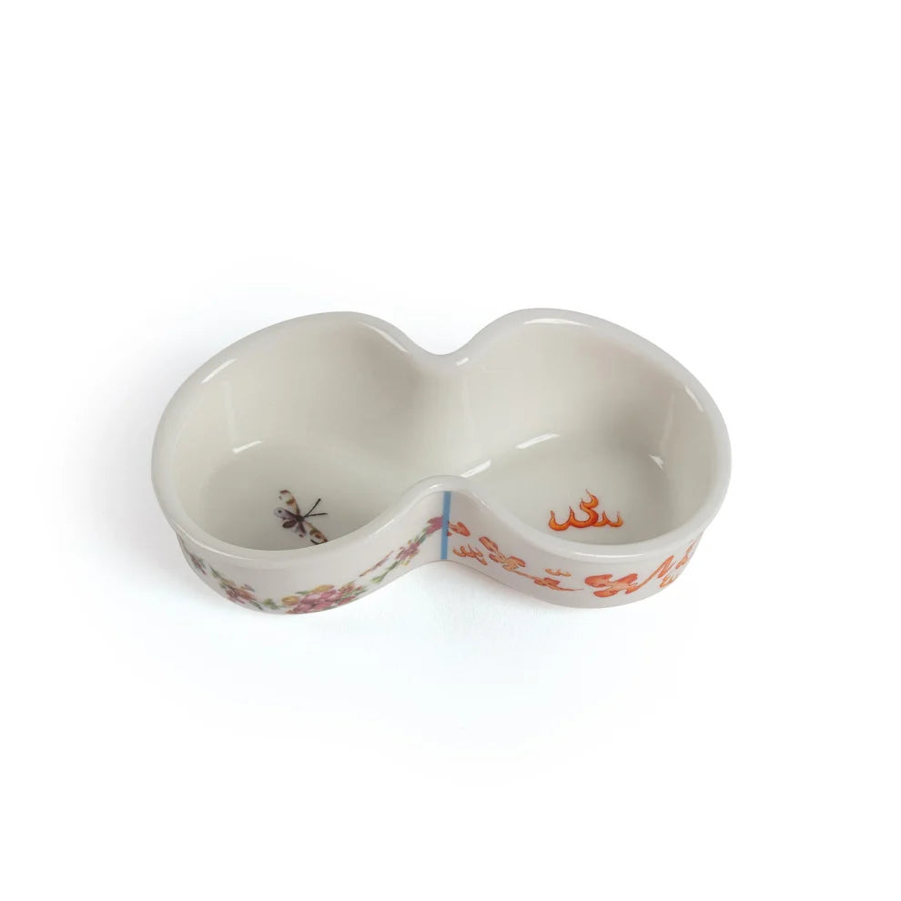 SELETTI SET IN PORCELLANA PER SPEZIE “HYBRID” THEA Cm 10x5,5x10