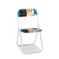 Seletti SEDIA METALLO PIEGHEVOLE "TOILETPAPER HOME" Cm. 43 h. 47/80 - POLYCATS