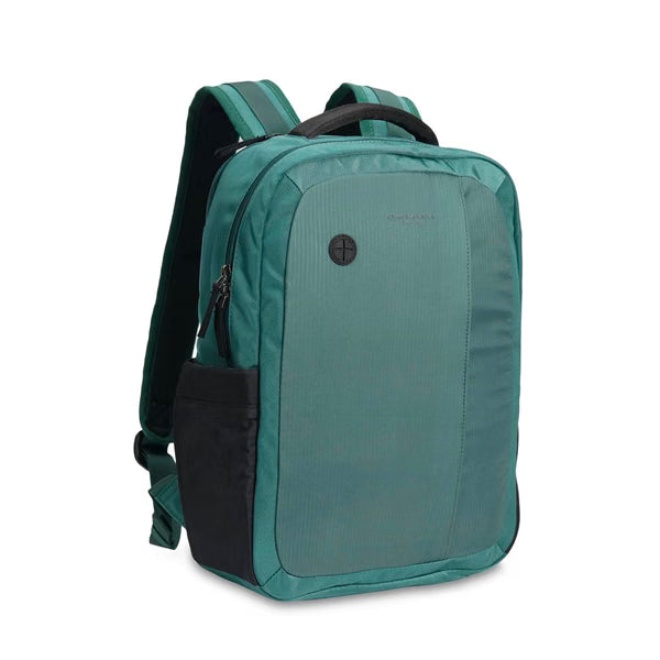 CAMPO MARZIO - Zaino Idrorepellente in Nylon con porta racchetta con Laptop 13" PARIS BACKPACK 13 PETROL GREEN