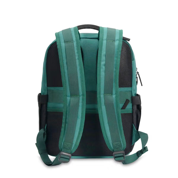CAMPO MARZIO - Zaino Idrorepellente in Nylon con porta racchetta con Laptop 13" PARIS BACKPACK 13 PETROL GREEN