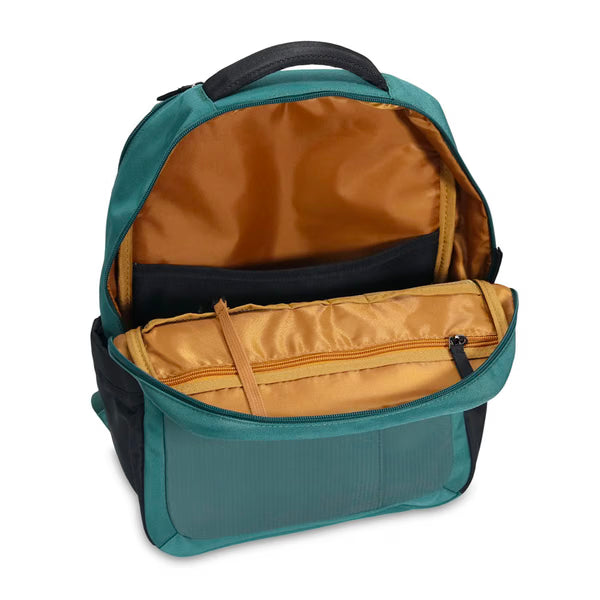 CAMPO MARZIO - Zaino Idrorepellente in Nylon con porta racchetta con Laptop 13" PARIS BACKPACK 13 PETROL GREEN