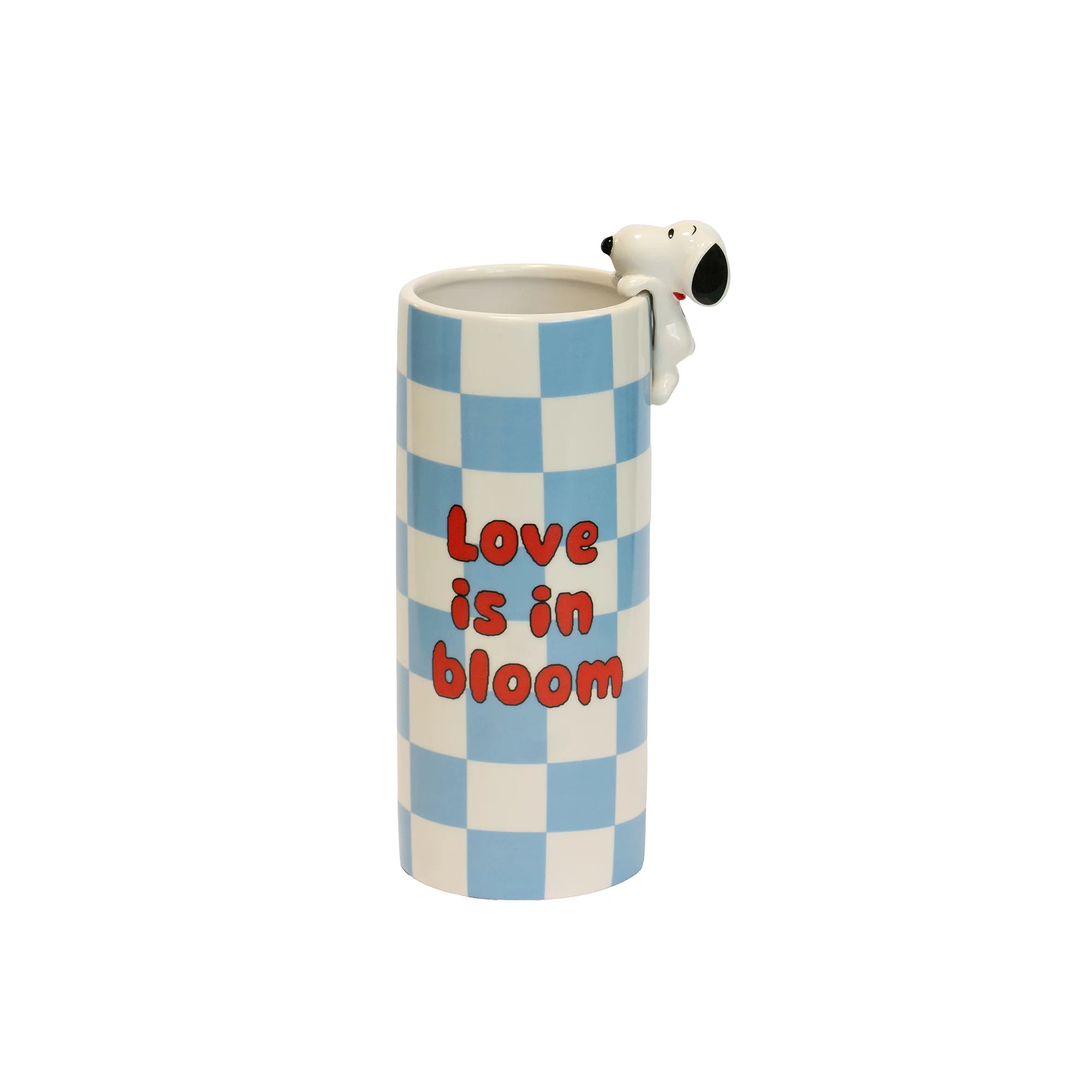 BLOGO VASO SNOOPY LOVE IS IN BLOOM BLU