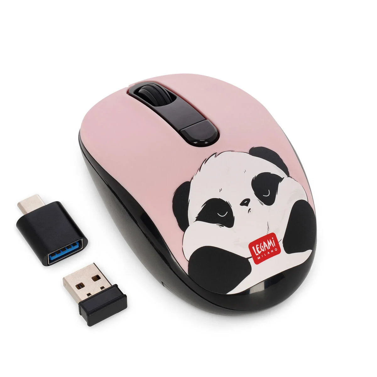 LEGAMI - Mouse Wireless con Ricevitore USB Panda – Legami