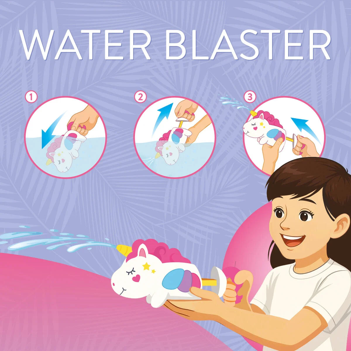 Pistola ad Acqua - Water Blaster - Unicorn