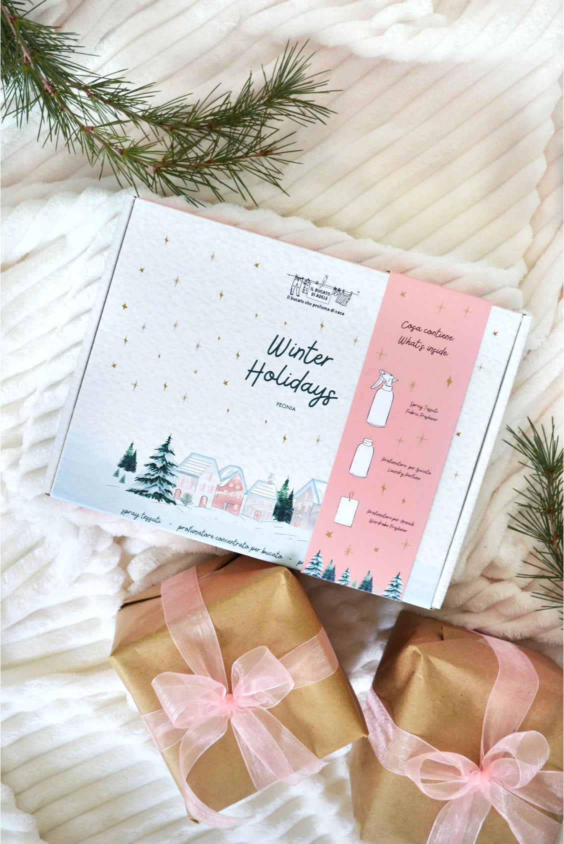 Il Bucato di Adele Cofanetto Winter Holidays Peonia