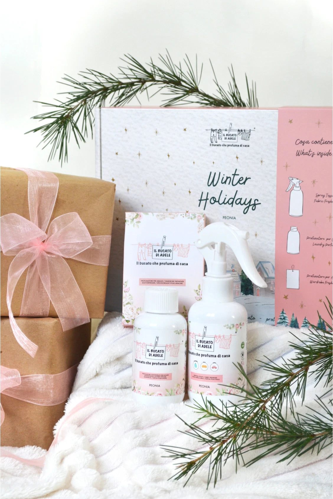 Il Bucato di Adele Cofanetto Winter Holidays Peonia