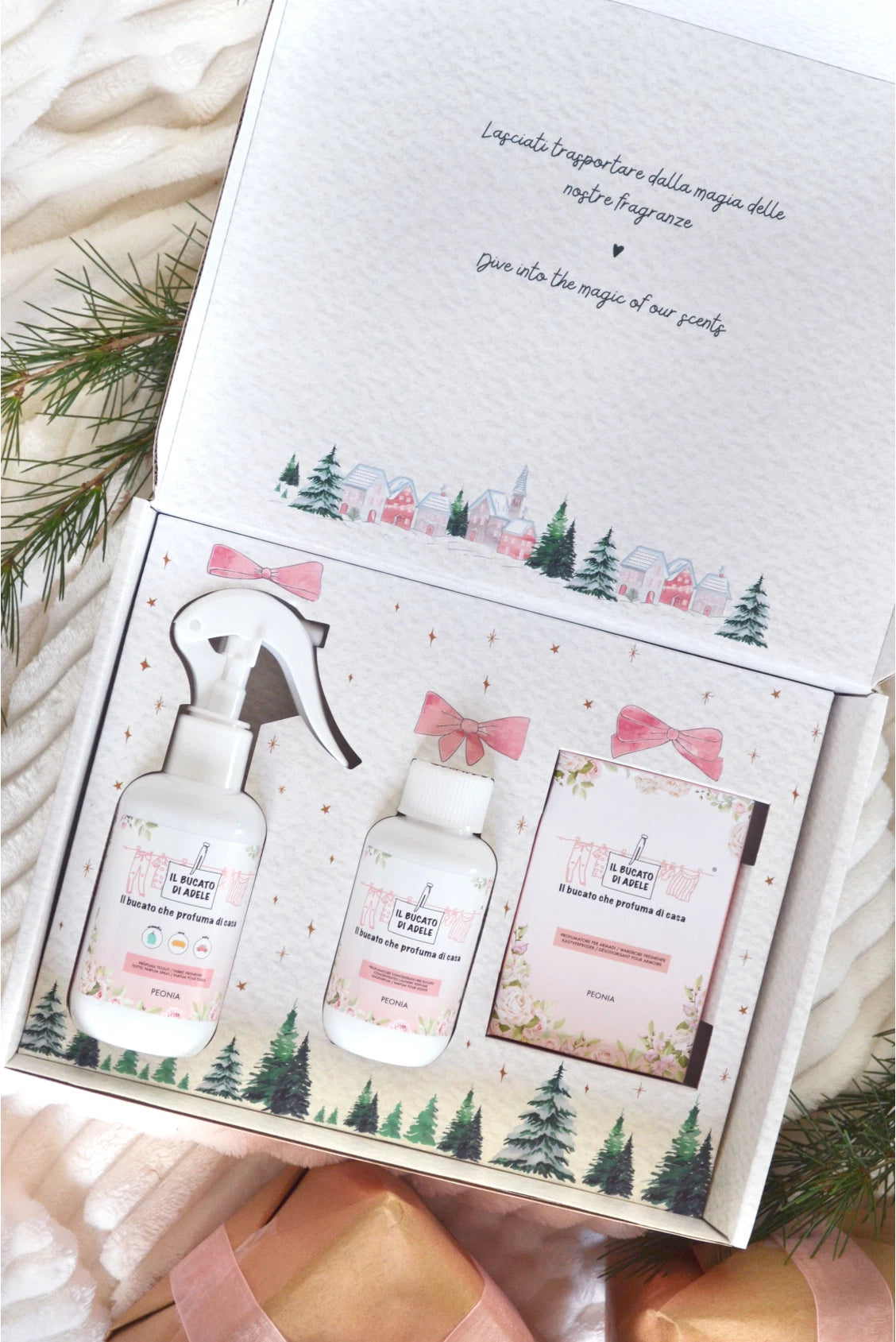 Il Bucato di Adele Cofanetto Winter Holidays Peonia