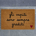 Simple Day Zerbino 45x75 cm - Gli ospiti sono sempre graditi