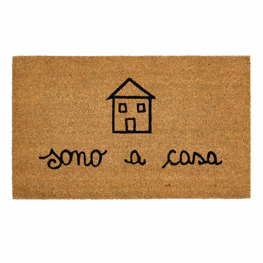 SIMPLE DAY - Zerbino – Decoro "Sono a casa" 45 x 75 cm