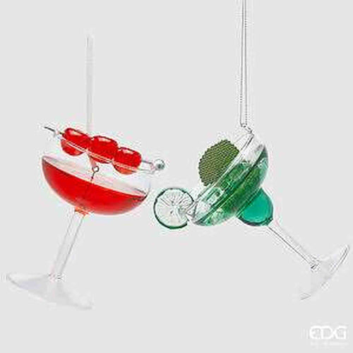 ADDOBBO COCKTAIL ROSSO VERDE  H.11 C4