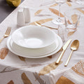 ARTHUR KRUPP BONE CHINA - SET 18 PZ PIATTI NEVE PER 6 PERSONE