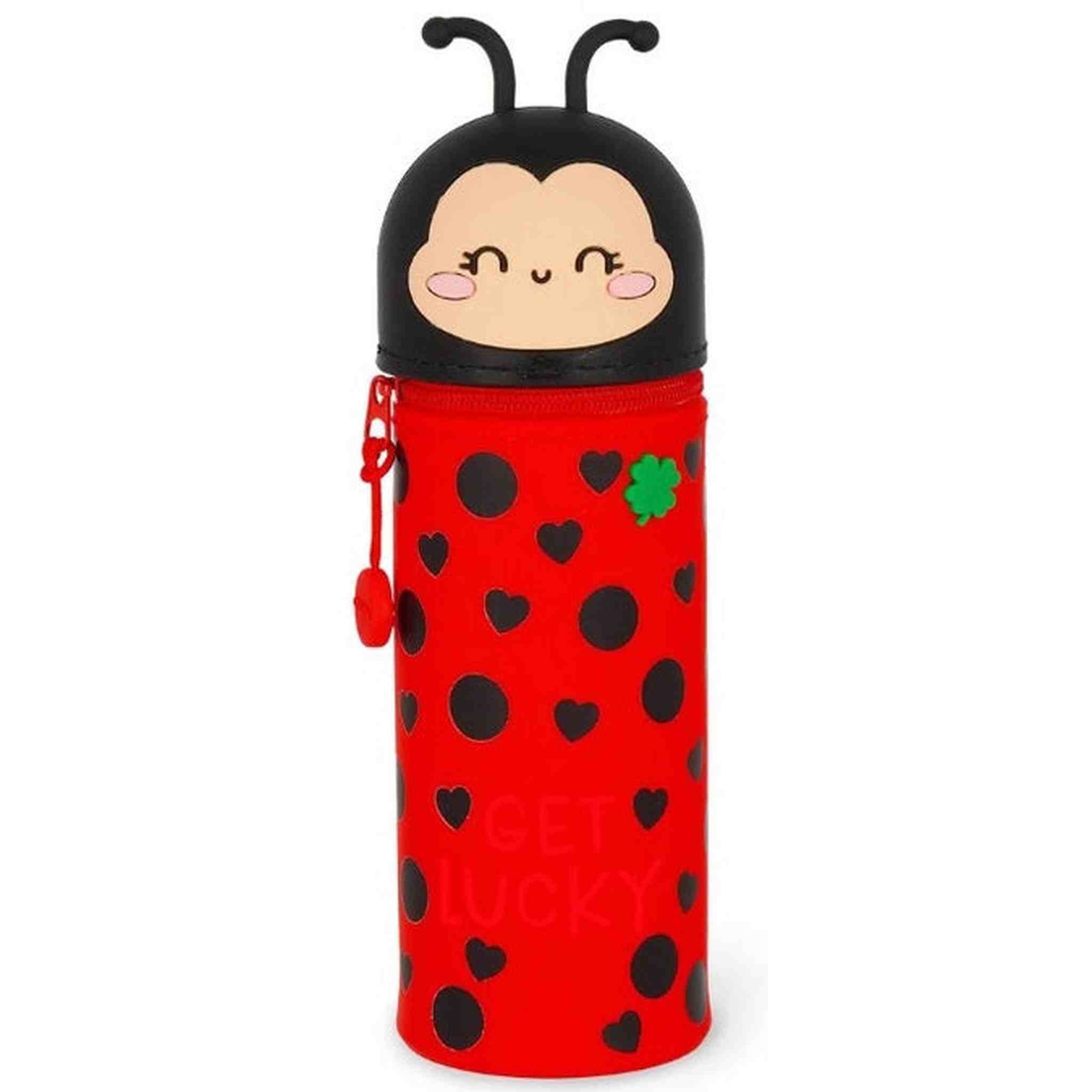 Astuccio 2-in-1 in Silicone Ladybug "Get Lucky"