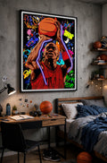 Palais Royal Quadro LED Basket Player 60x90 cm