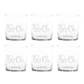 Simple Day Set 6 Bicchieri Bolle Bianche 35,5 cl