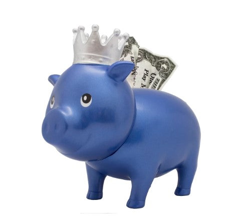 BIGGYS, Blue Diamond Piggy Bank