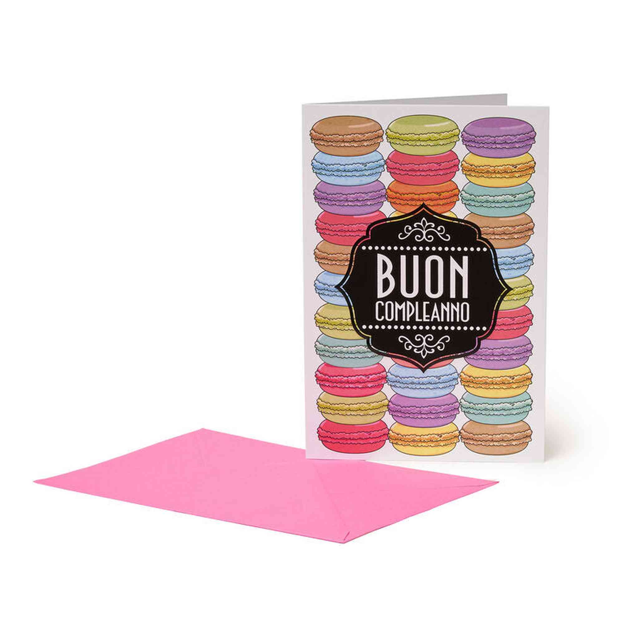 BIGLIETTO DI AUGURI 11,5x17 BUON COMPLEANNO