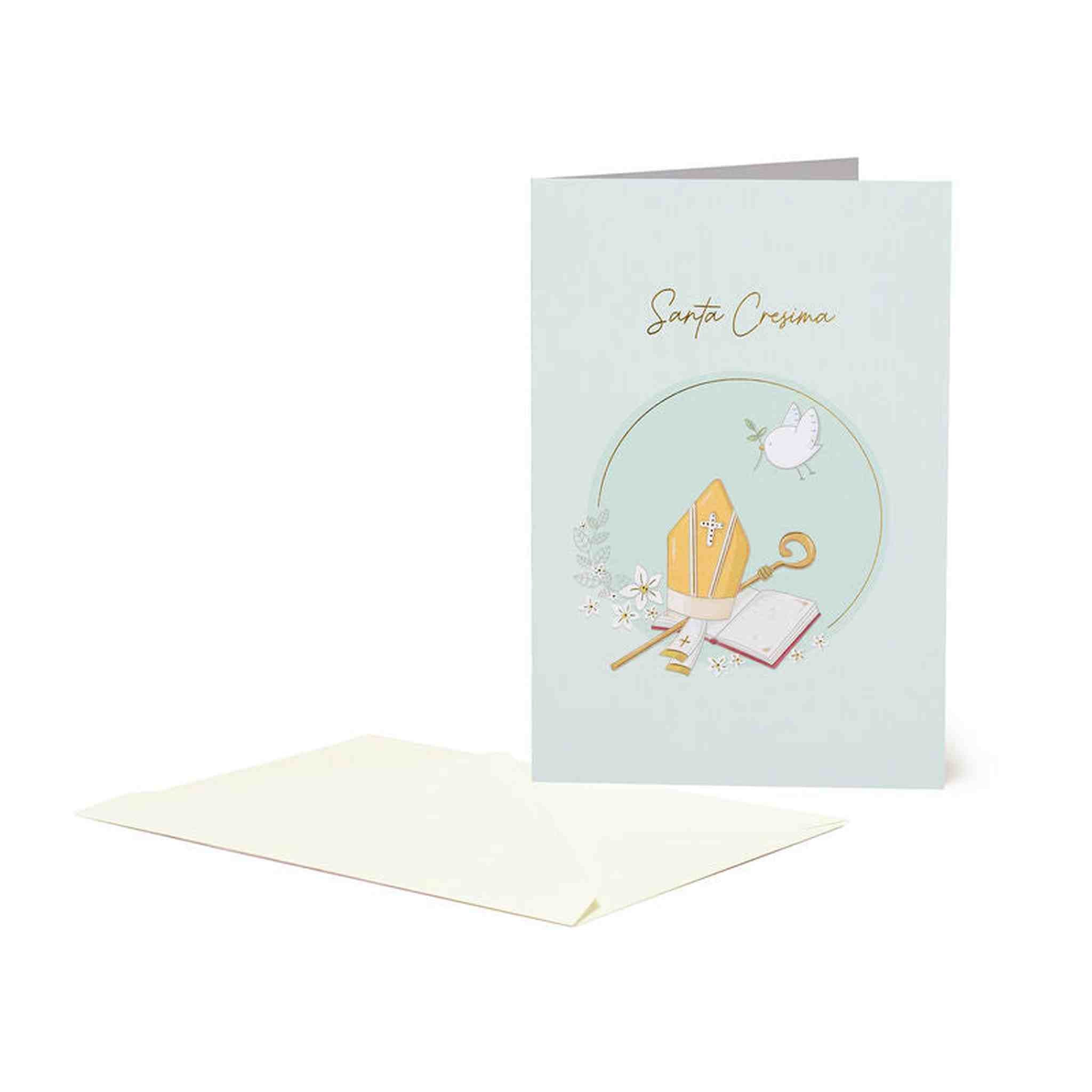 Legami Biglietti Ricorrenze — BIGLIETTO DI AUGURI 11,5x17 CRESIMA