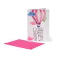 BIGLIETTO DI AUGURI 11,5x17 FOLLOW YOUR DREAMS