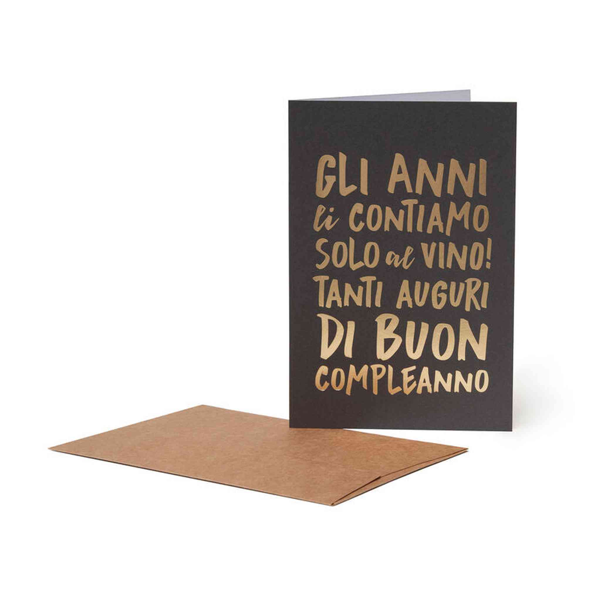 BIGLIETTO DI AUGURI 11,5x17 GLI ANNI...