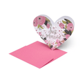 BIGLIETTO DI AUGURI 11,5x17 JUST MARRIED HEART