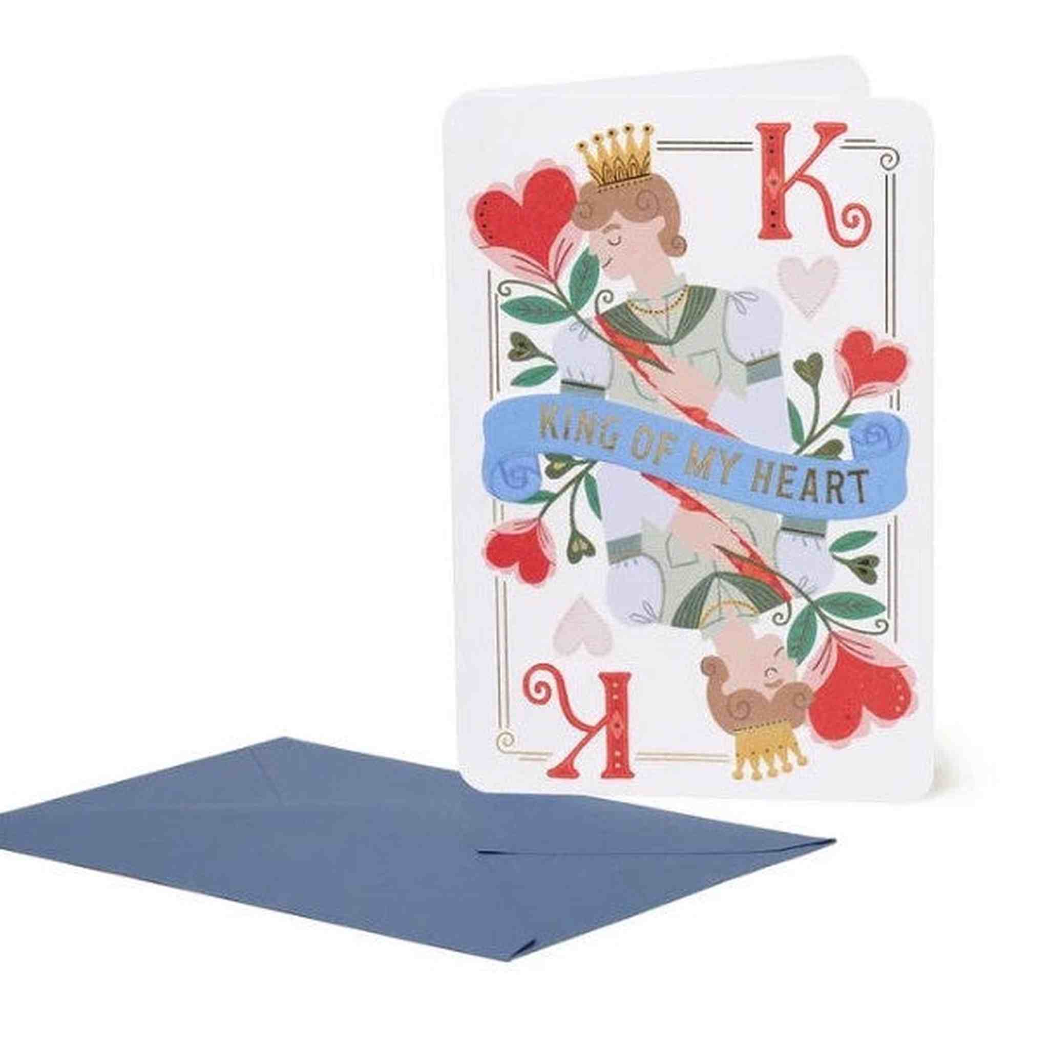 BIGLIETTO DI AUGURI 11,5x17 KING