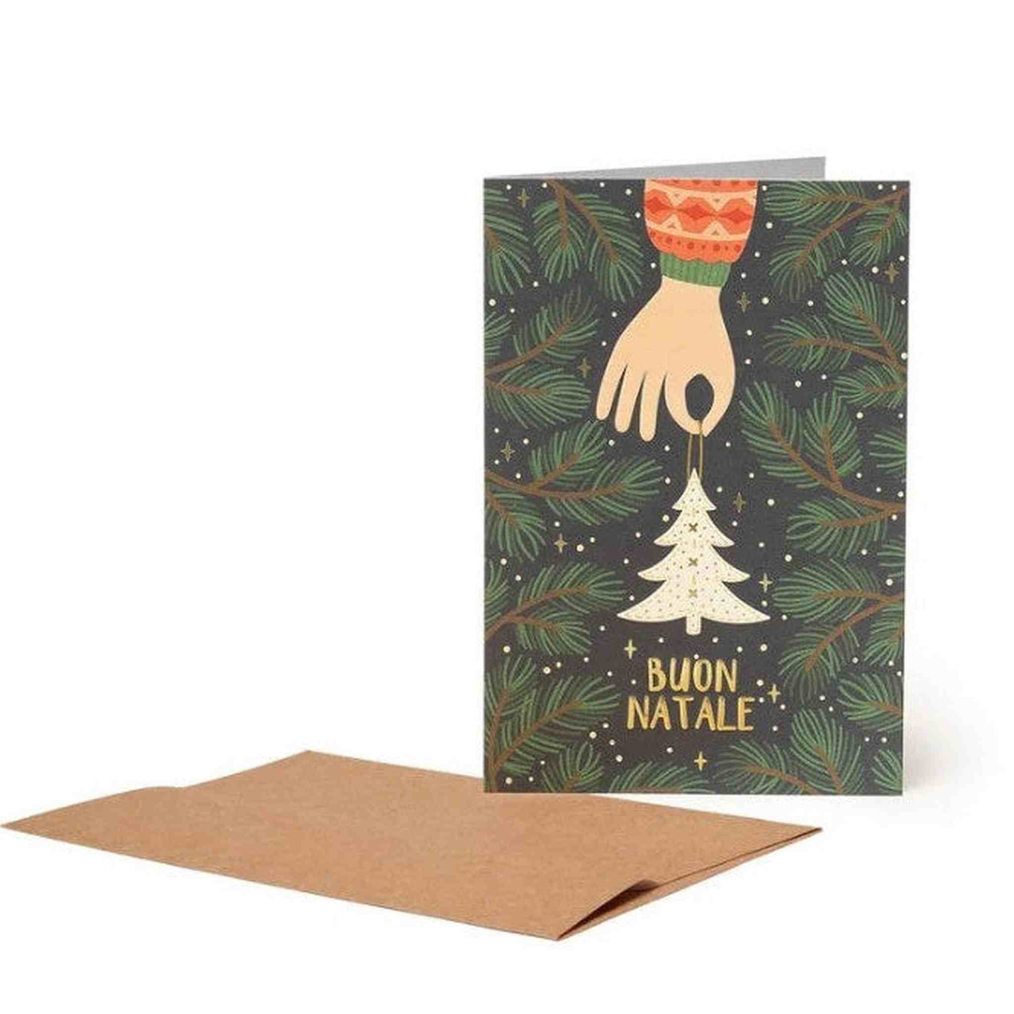 BIGLIETTO DI AUGURI 11,5x17 LITTLE XMAS