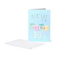 BIGLIETTO DI AUGURI 11,5x17 - NEW BABY BOY