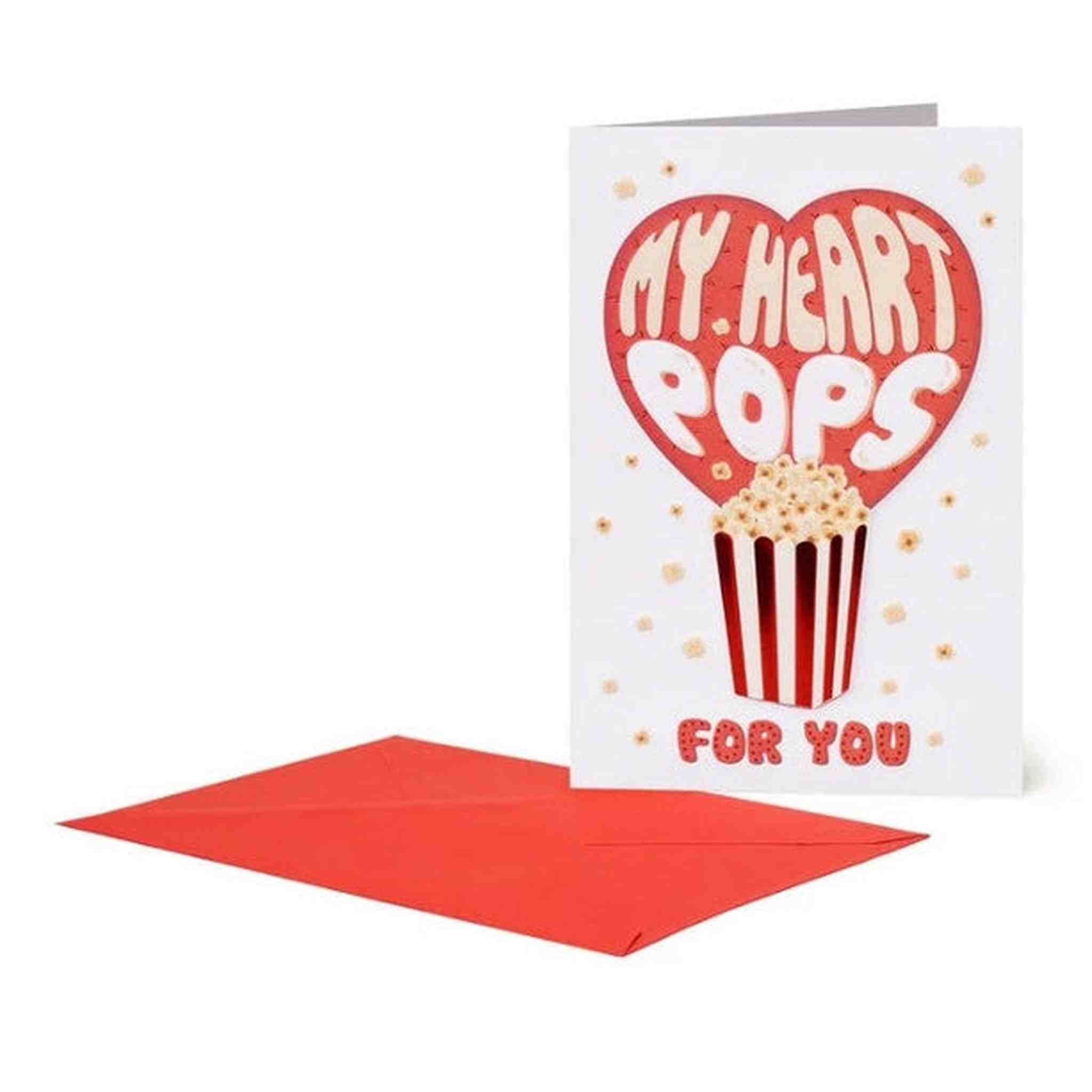 BIGLIETTO DI AUGURI 11,5x17 POPCORN