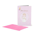 BIGLIETTO DI AUGURI 11,5x17 - PRIMA COMUNIONE GIRL