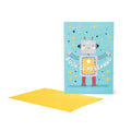 BIGLIETTO DI AUGURI 11,5x17 - ROBOT