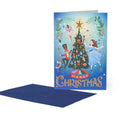 BIGLIETTO DI AUGURI 11,5x17 XMAS TREE