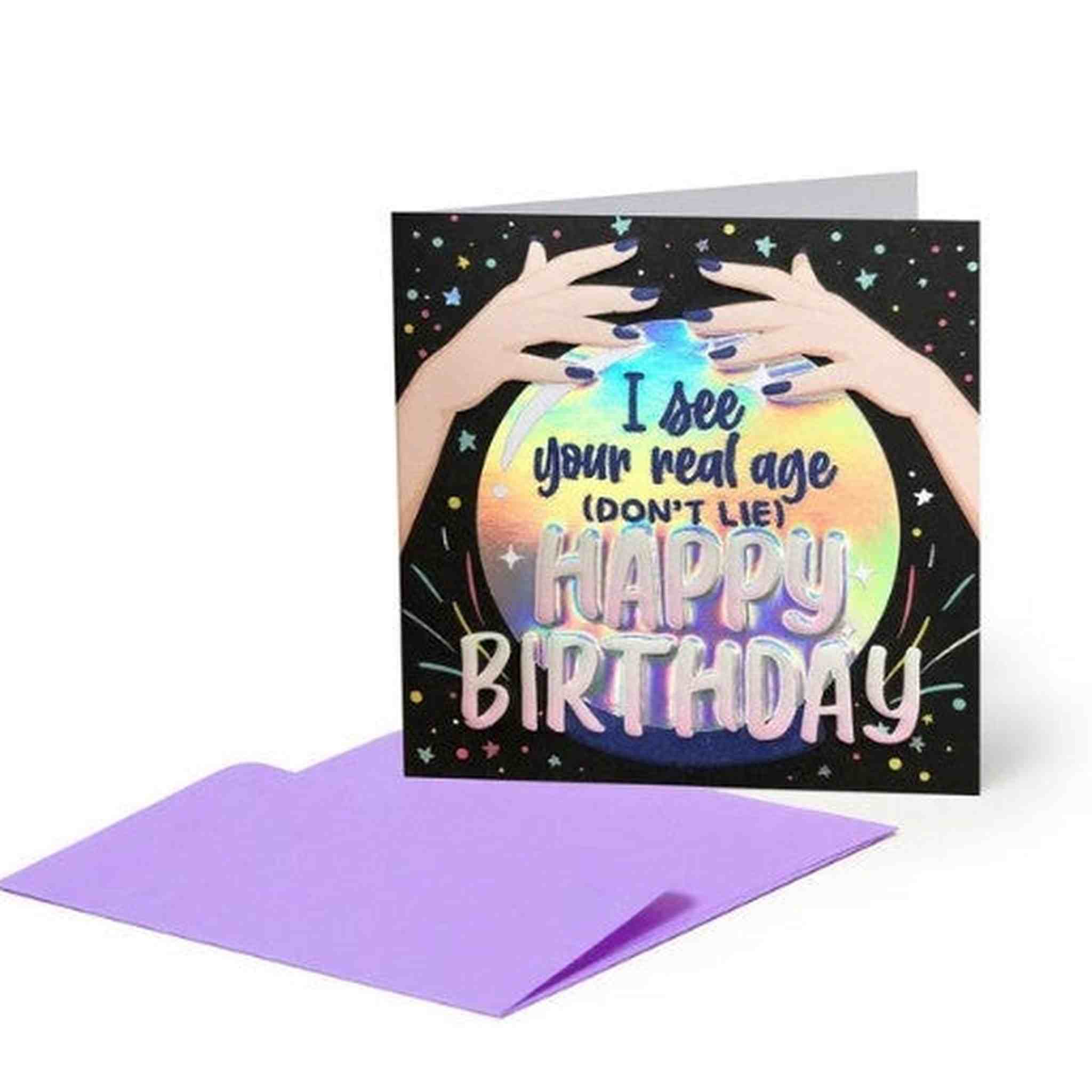 BIGLIETTO DI AUGURI 7x7 CRYSTAL