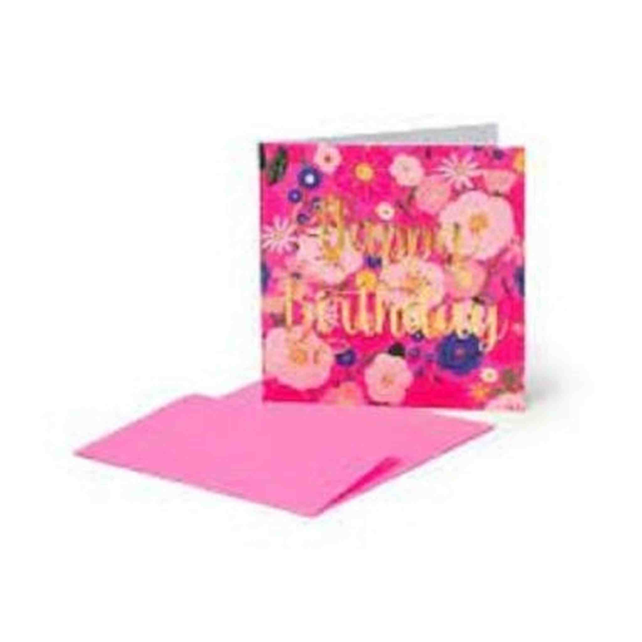 BIGLIETTO DI AUGURI 7x7 FLOWERS