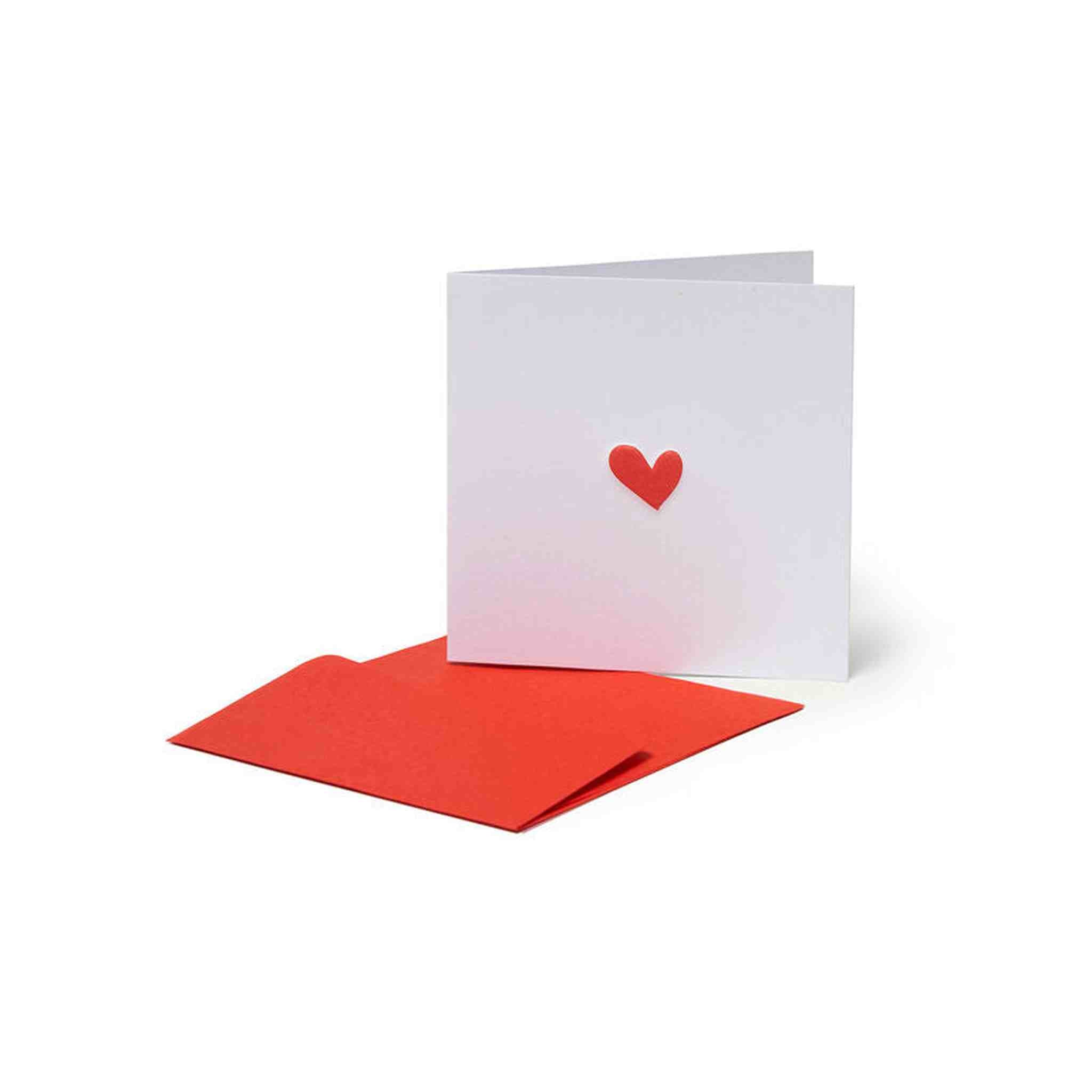 BIGLIETTO DI AUGURI 7x7 HEART