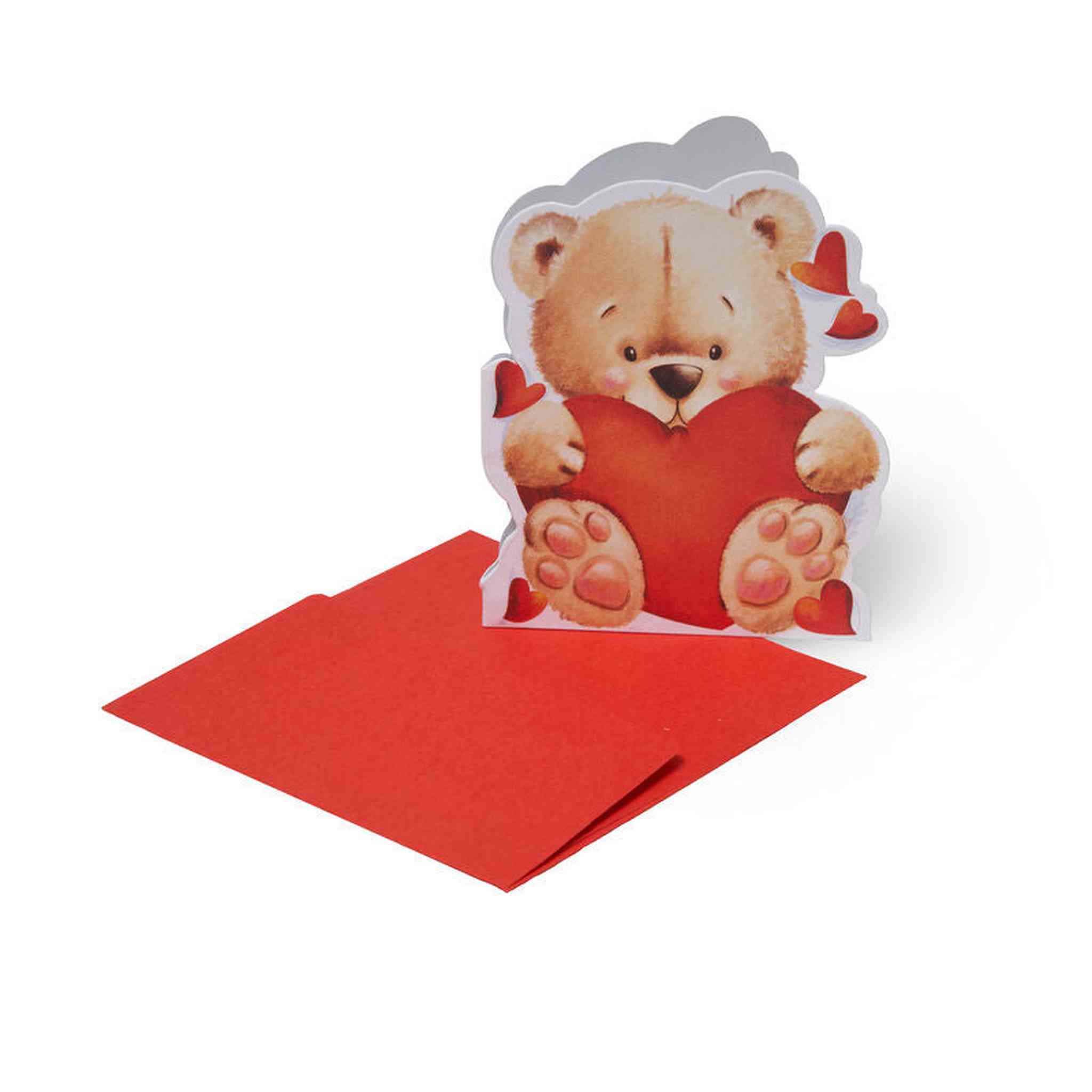 BIGLIETTO DI AUGURI 7x7 LOVE BEAR