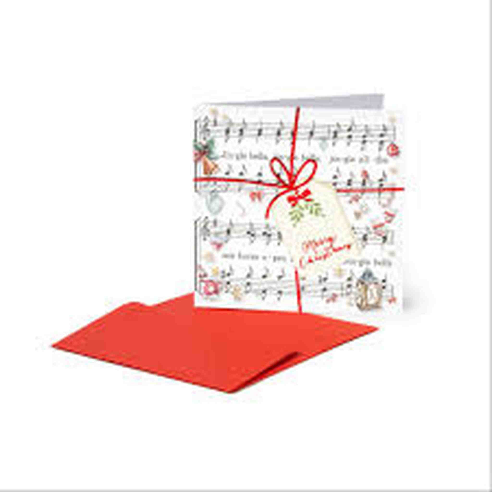 BIGLIETTO DI AUGURI 7x7 MUSICAL NOTE