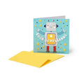 BIGLIETTO DI AUGURI 7x7 ROBOT