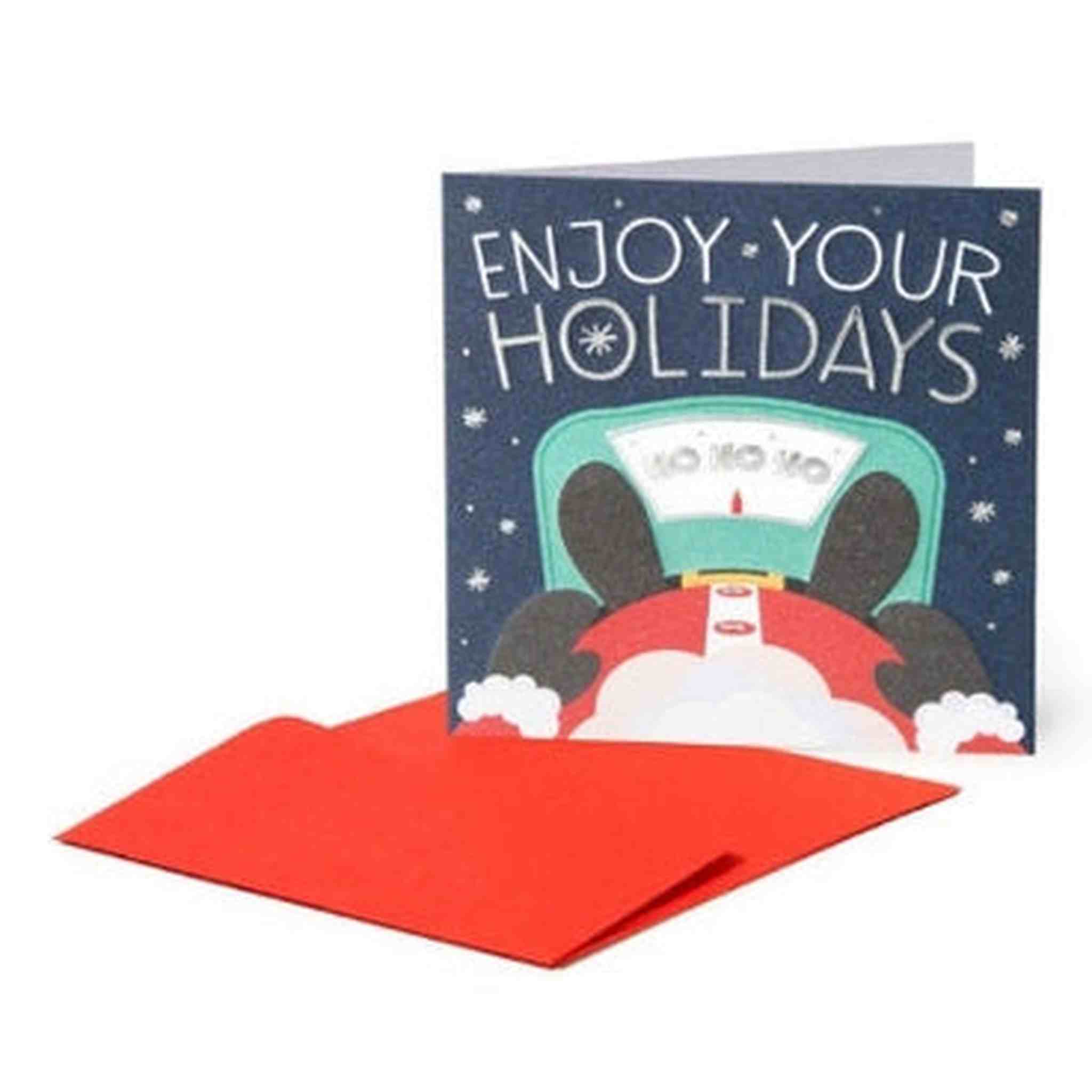 BIGLIETTO DI AUGURI 7x7 SANTA CLAUS