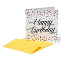 BIGLIETTO DI AUGURI 7x7 WATERCOLORS DOTS