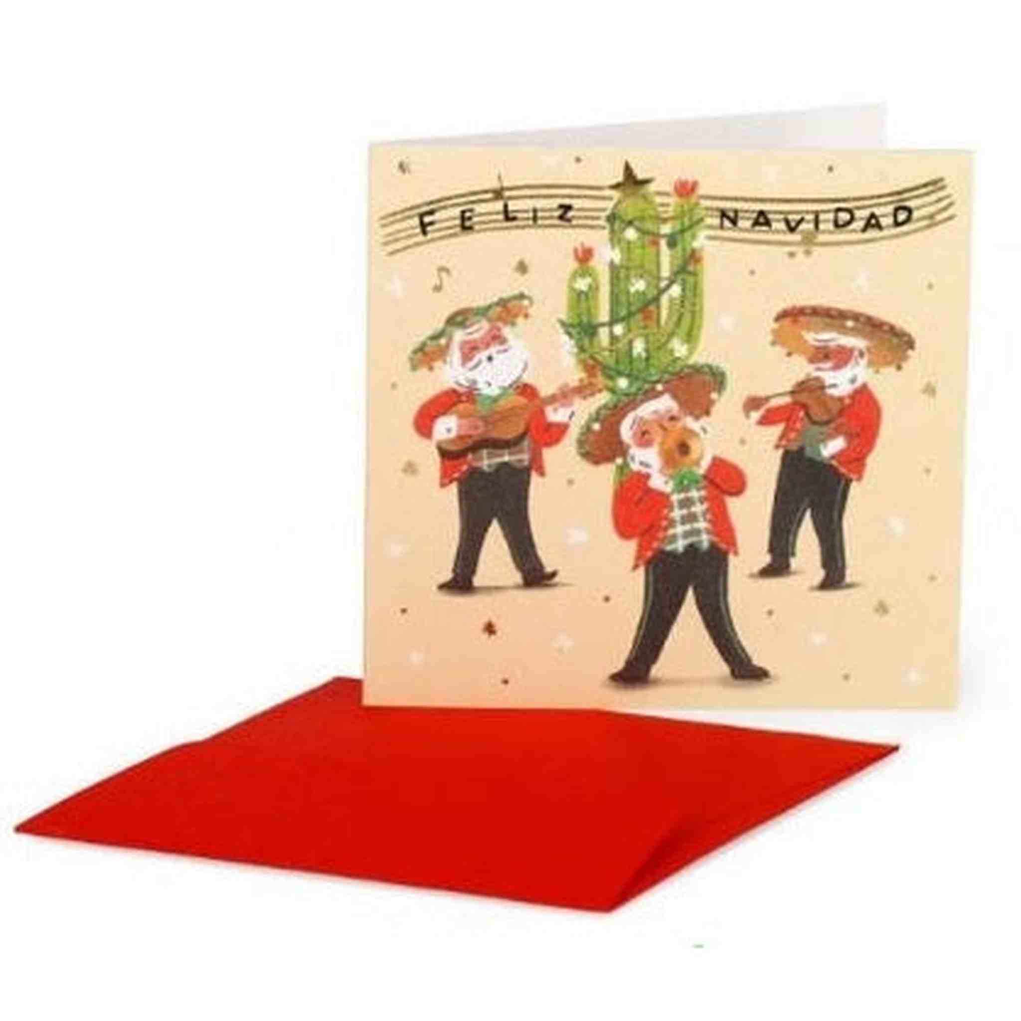 BIGLIETTO DI AUGURI 7x7 XMAS MARIACHI