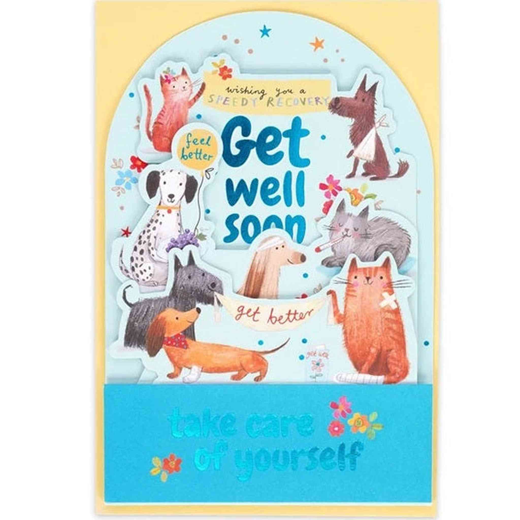BIGLIETTO POP-UP - GET WELL SOON