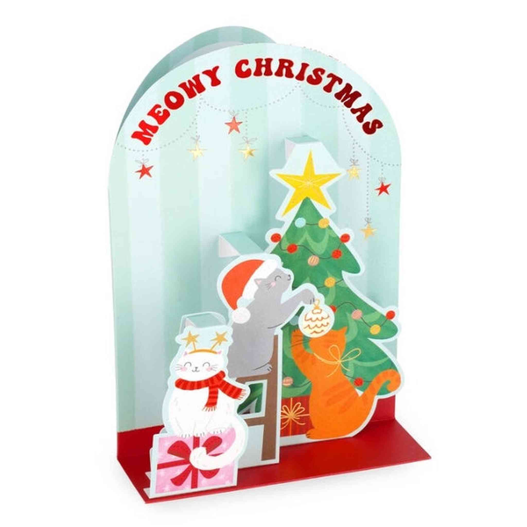 BIGLIETTO POP-UP - XMAS KITTY