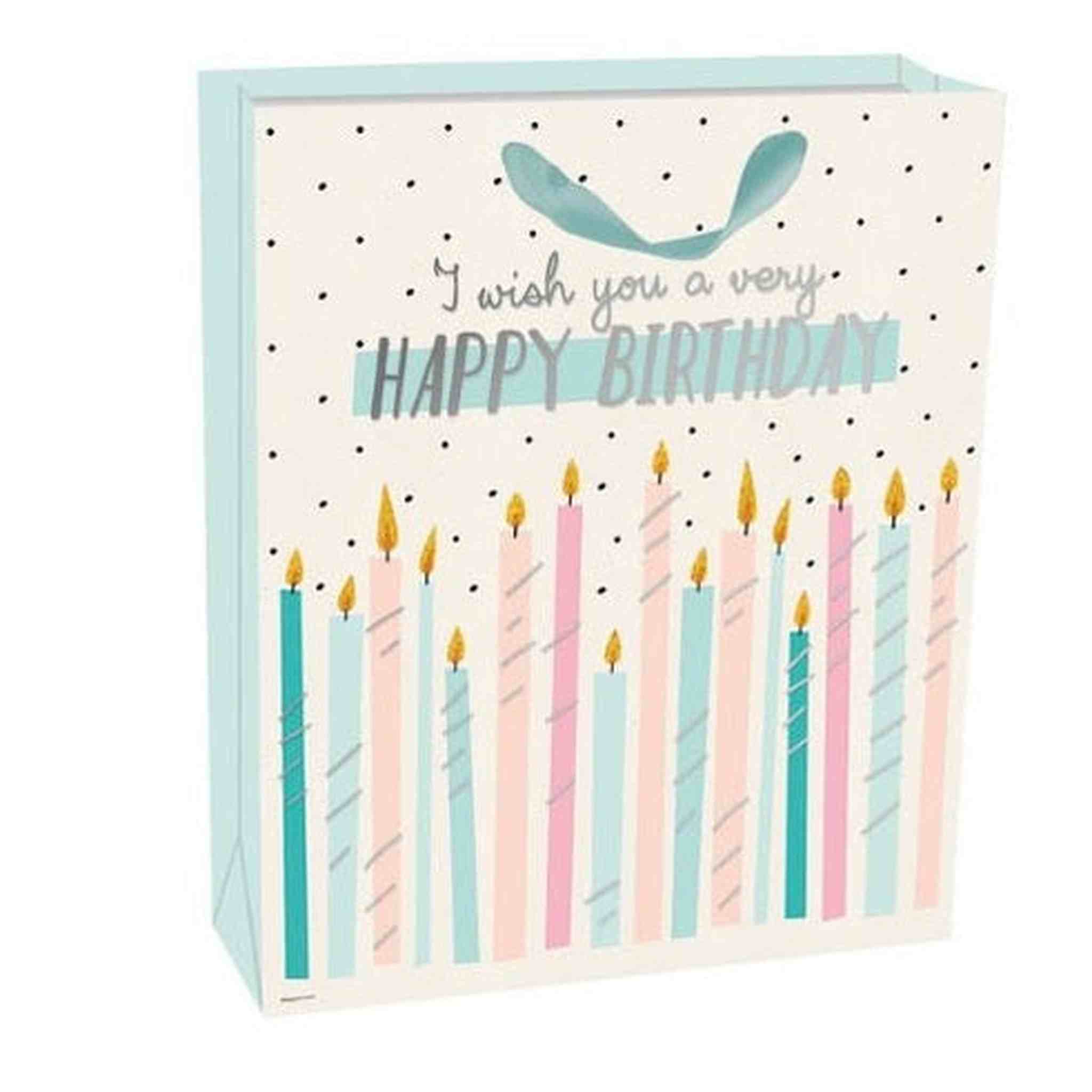 BORSA REGALO EXTRA-LARGE - HAPPY BIRTHDAY
