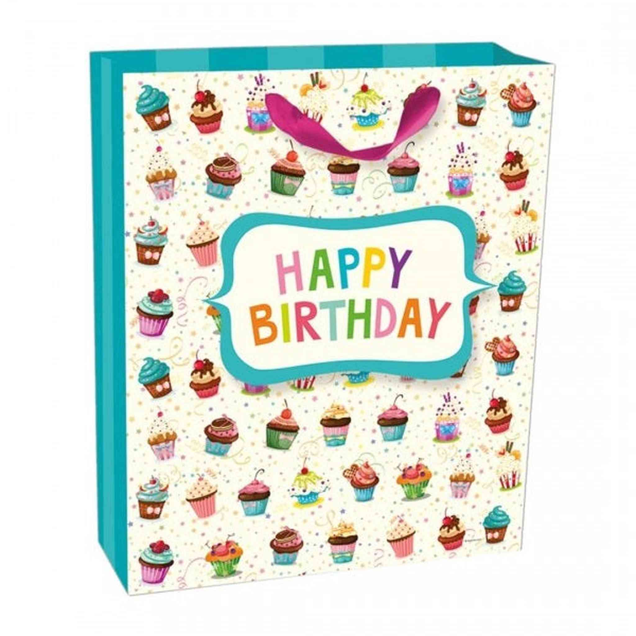 BORSA REGALO GRANDE - CUPCAKE